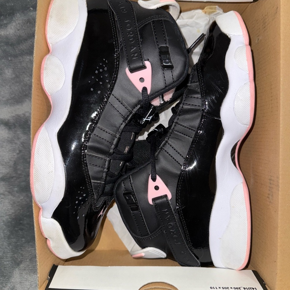 Black and Pink Sneakers